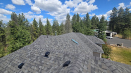 New GAF shingle roof completed