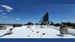 Commercial roof coating completed