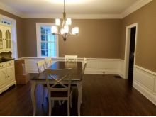 Painted dining room